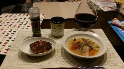 ポトフと赤ワイン